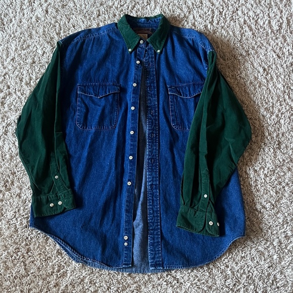 vintage denim button down - Picture 1 of 3